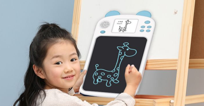 寶寶新玩具！帶簡(jiǎn)筆畫視頻的液晶手寫板，寶寶跟著學(xué)畫畫